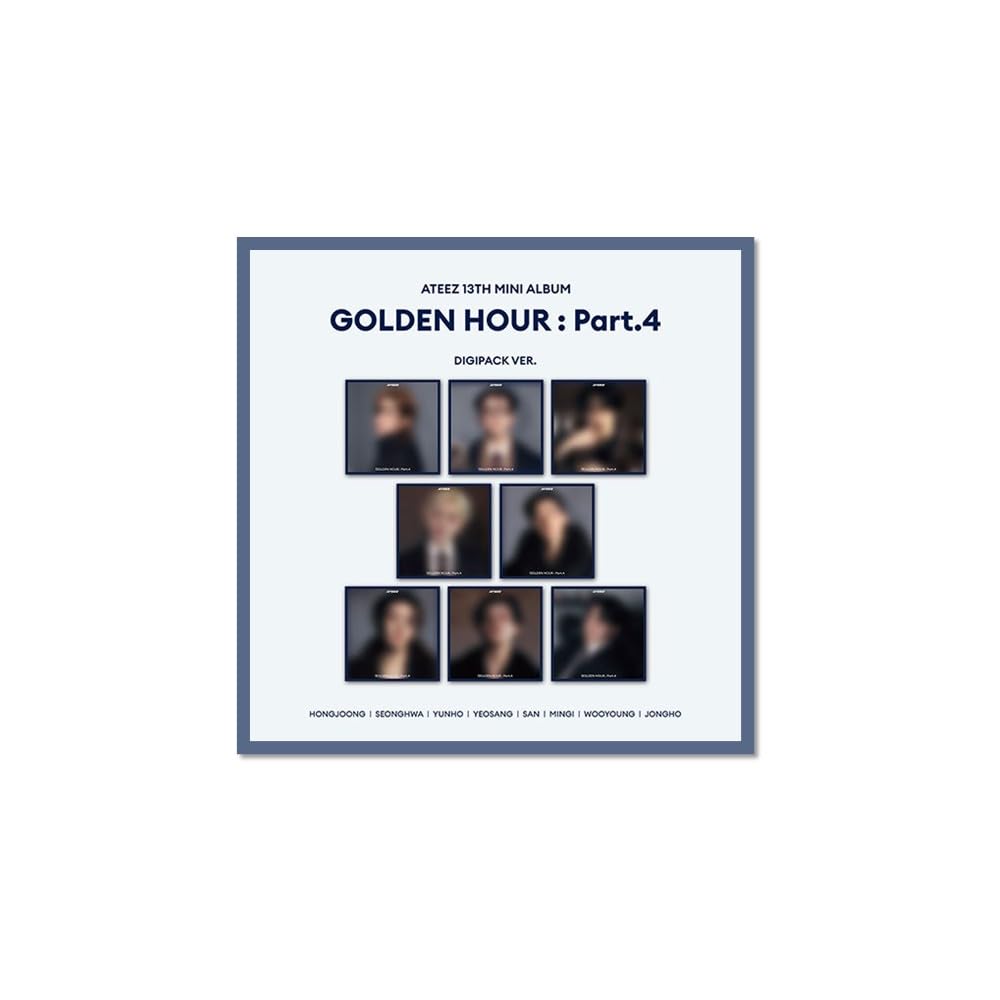 Amazon.com: A-TEEZ GOLDEN HOUR : Part.4 [DIGIPACK Ver.] 13th Mini